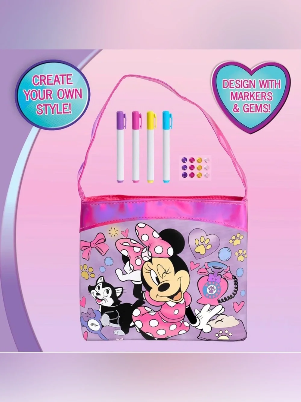 Disney Minnie Mouse Color N Style Purse
